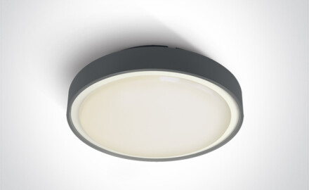 Plafonnier RAFTI AN 24 W, 3 000 K, IP65, blanc