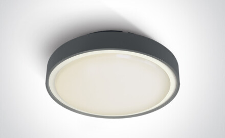 RAFTI E, plafonnier 12 W, IP65, blanc
