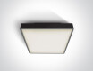 PIRNARI E, plafonnier 12 W, E27, IP65, anthracite