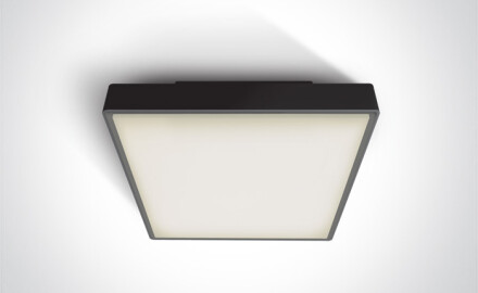 PIRNARI E, plafonnier 12 W, E27, IP65, anthracite