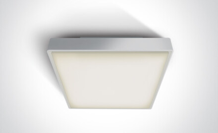 PIRNARI E, plafonnier 12 W, E27, IP65, gris