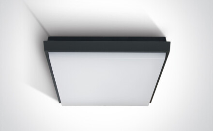 FASIDERI, plafonnier 20 W, 3000 K, IP54, blanc