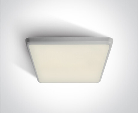 Plafonnier LIVISI 25 W, 4 000 K, IP54, blanc