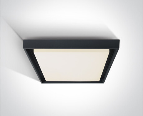 MOULKI, plafonnier 30 W, 3000 K, IP54, blanc
