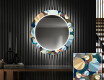 Miroir Décoratif Rond Avec Éclairage LED Pour L'entrée - Ball #1