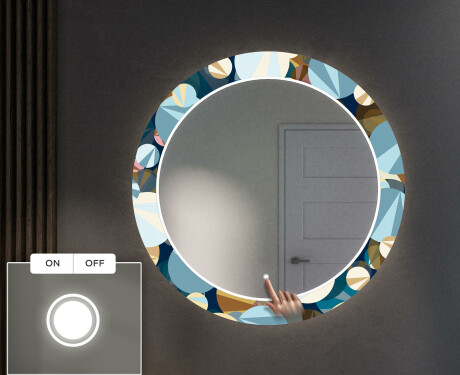 Miroir Décoratif Rond Avec Éclairage LED Pour L'entrée - Ball #4