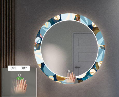 Miroir Décoratif Rond Avec Éclairage LED Pour L'entrée - Ball #5
