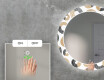Miroir Décoratif Rond Avec Rétroéclairage LED Pour Le Salon - Donuts #5