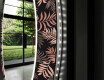 Miroir Décoratif Rond Avec Rétroéclairage LED Pour Le Salon - Jungle #11