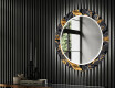 Miroir Décoratif Rond Avec Éclairage LED Pour L'entrée - Autumn Jungle #2