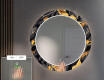 Miroir Décoratif Rond Avec Éclairage LED Pour L'entrée - Autumn Jungle #5