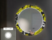 Miroir Décoratif Rond Avec Éclairage LED Pour L'entrée - Gold Jungle #4