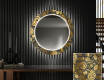 Miroir Décoratif Rond Avec Éclairage LED Pour L'entrée - Ancient Pattern #1