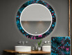 Miroir Décoratif Rond Avec Éclairage Led Pour La Salle De Bain - Fluo Tropic #1
