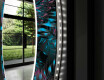 Miroir Décoratif Rond Avec Éclairage Led Pour La Salle De Bain - Fluo Tropic #11
