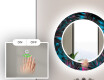 Miroir Décoratif Rond Avec Éclairage Led Pour La Salle De Bain - Fluo Tropic #5