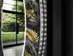 Miroir Décoratif Rond Avec Éclairage Led Pour La Salle De Bain - Goldy Palm #11