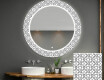 Miroir Décoratif Rond Avec Éclairage Led Pour La Salle De Bain - Industrial #1