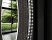 Miroir Décoratif Rond Avec Éclairage Led Pour La Salle De Bain - Microcircuit #11