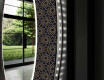 Miroir Décoratif Rond Avec Éclairage Led Pour La Salle De Bain - Ornament #11