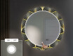 Miroir Décoratif Rond Avec Éclairage LED Pour L'entrée - Art Deco #4