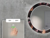 Miroir Décoratif Rond Avec Rétroéclairage LED Pour Le Salon - Dandelion #5
