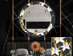 Miroir Décoratif Rond Avec Éclairage LED Pour La Salle À Manger - Bells Flowers #1