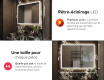 Arrondie Illumination LED Miroir Sur Mesure Eclairage Salle De Bain L146 #5