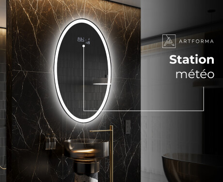 Vertical Illumination LED Miroir Sur Mesure Eclairage Salle De Bain L227 #6
