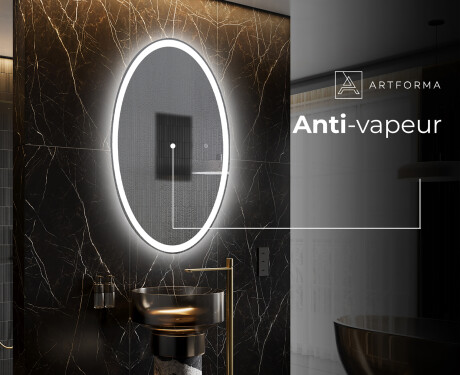 Vertical Illumination LED Miroir Sur Mesure Eclairage Salle De Bain L227 #8