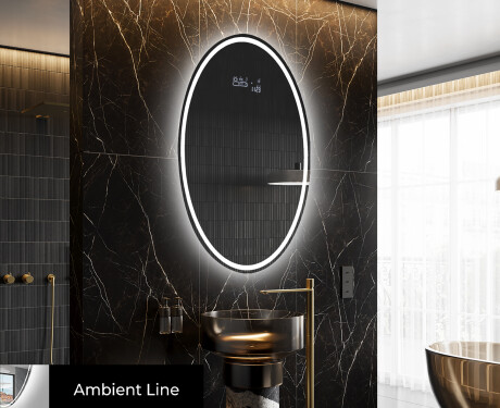 Vertical Illumination LED Miroir Sur Mesure Eclairage Salle De Bain L228