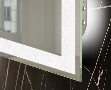 Vertical Miroir rectangulaire sur mesure – Illumination LED pour Salle de Bain L01 #7