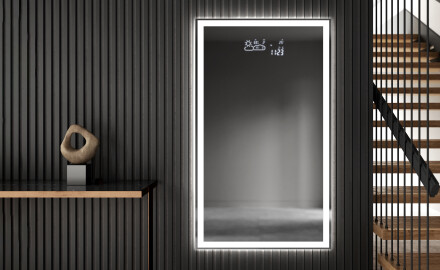 Vertical Miroir rectangulaire sur mesure – Illumination LED pour Salle de Bain L01