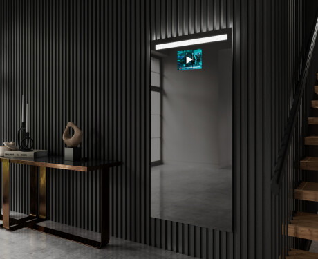 Vertical Rectangulaire Illumination LED Miroir Sur Mesure Eclairage Salle De Bain L12