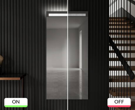 Vertical Miroir rectangulaire sur mesure – Illumination LED pour Salle de Bain L12 #7