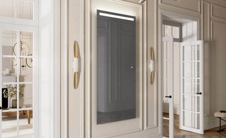 Vertical Miroir rectangulaire sur mesure – Illumination LED pour Salle de Bain L12