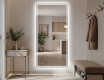Vertical Miroir rectangulaire sur mesure – Illumination LED pour Salle de Bain L57
