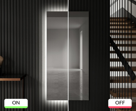 Vertical Miroir rectangulaire sur mesure – Illumination LED pour Salle de Bain L58 #7