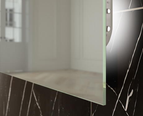 Vertical Miroir rectangulaire sur mesure – Illumination LED pour Salle de Bain L58 #8