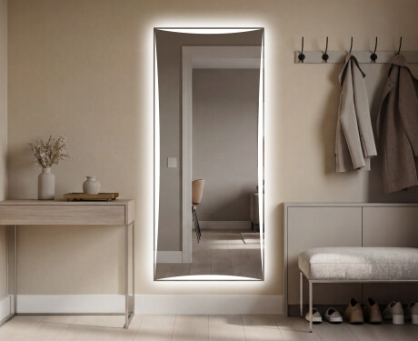 Vertical Miroir rectangulaire sur mesure – Illumination LED pour Salle de Bain L77