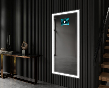 Vertical Rectangulaire Illumination LED Miroir Sur Mesure Eclairage Salle De Bain L01