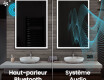 Vertical Miroir rectangulaire sur mesure – Illumination LED pour Salle de Bain L01 #7