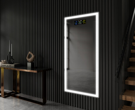 Vertical Rectangulaire Illumination LED Miroir Sur Mesure Eclairage Salle De Bain L01 #11