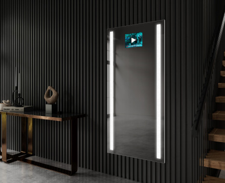 Vertical Miroir rectangulaire sur mesure – Illumination LED pour Salle de Bain L02