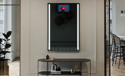 Vertical Miroir rectangulaire sur mesure – Illumination LED pour Salle de Bain L02