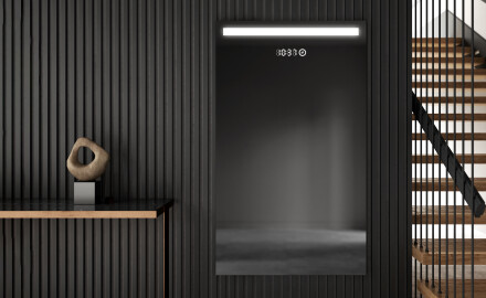 Vertical Miroir rectangulaire sur mesure – Illumination LED pour Salle de Bain L12
