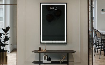Vertical Miroir rectangulaire sur mesure – Illumination LED pour Salle de Bain L15