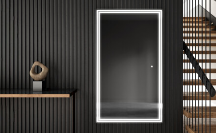 Vertical miroir rectangulaire sur mesure – Illumination LED pour Salle de Bain L57