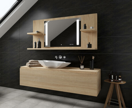 L'étagère Avec Un Miroir Illuminé À LED L02 #12