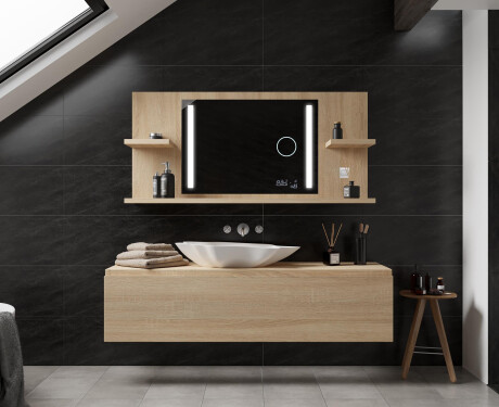 L'étagère Avec Un Miroir Illuminé À LED L02 #4